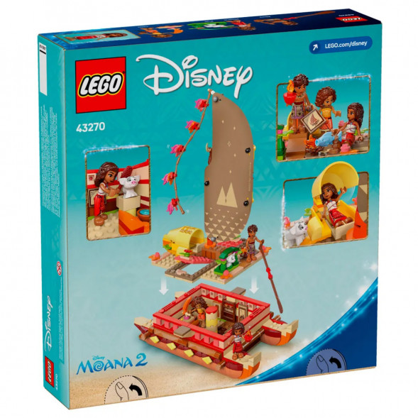 Конструктор LEGO Disney 43270 Моана: приключение на каноэ в Нижневартовске