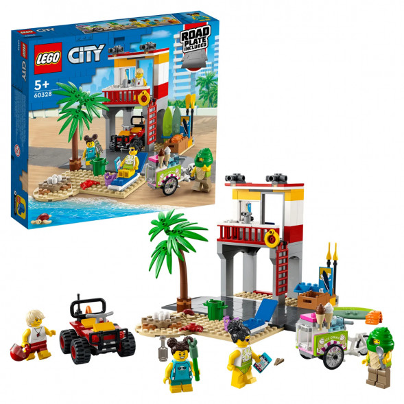 Конструктор LEGO City 60328 Пост спасателей на пляже в Нижневартовске