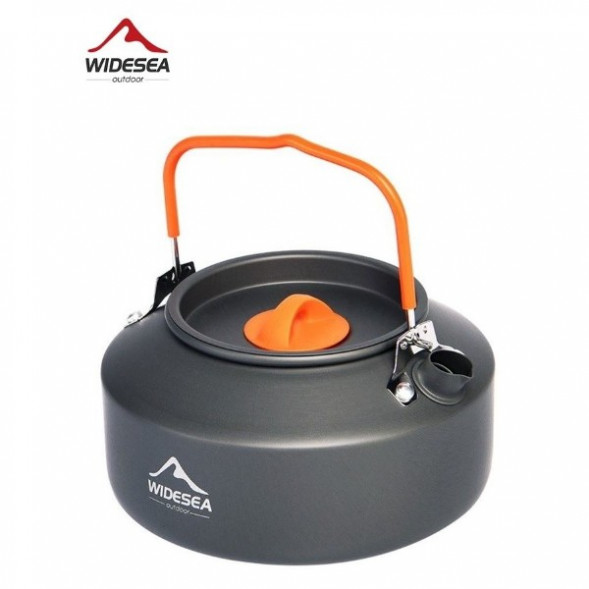Чайник походный Widesea 1 литр, темно-серый в Нижневартовске