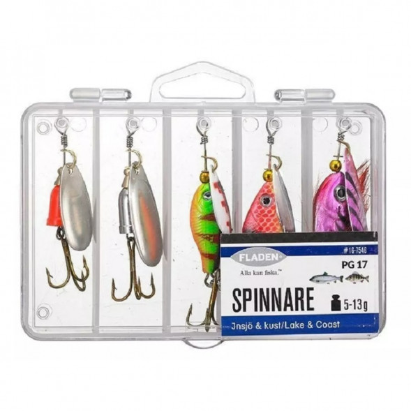 Набор блесен Fladen #16-7546 (5 шт в наборе) в Нижневартовске