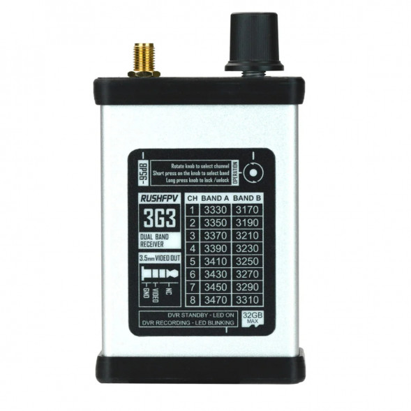 Комплект RushFPV антенна 3.3ггц и приемник No DVR в Нижневартовске