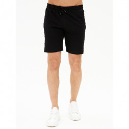 Шорты мужские трикотажные, черный, XL