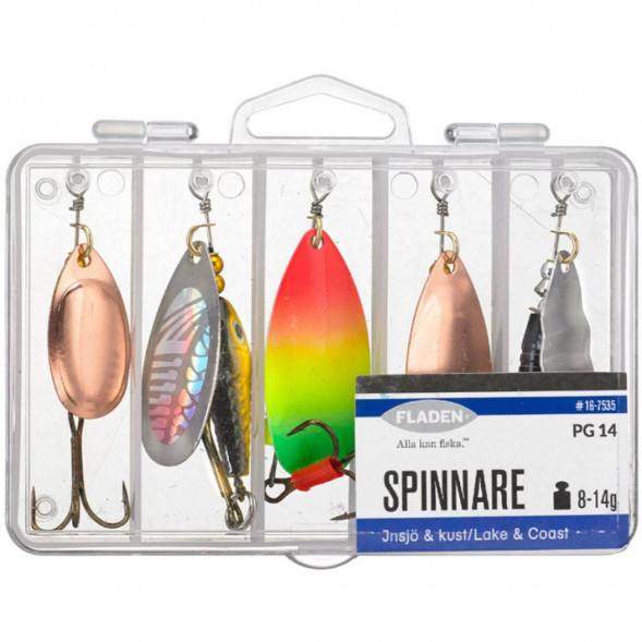 Набор блесен Fladen #16-7535 (5 шт в наборе) в Нижневартовске