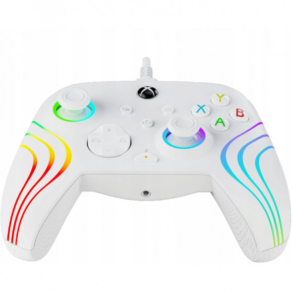 Геймпад проводной PDP для Xbox Afterglow Wave, White в Нижневартовске