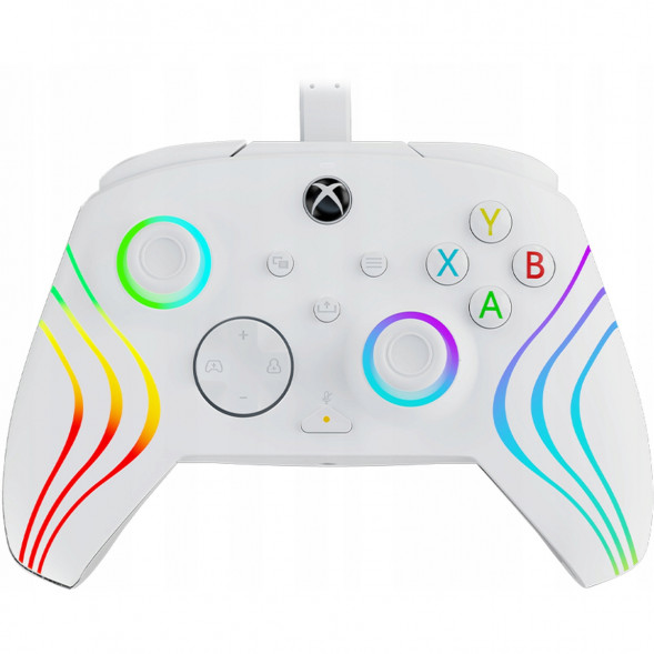 Геймпад проводной PDP для Xbox Afterglow Wave, White в Нижневартовске