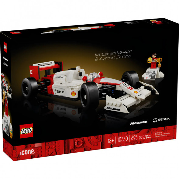 Конструктор LEGO Коллекционные наборы 10330 McLaren F1 MP4/4 и Айртон Сенна в Нижневартовске