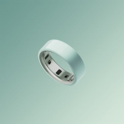 Умное кольцо Oura Ring 4 Ceramic (размер 14), Морской прилив/Tide