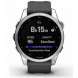 Умные часы Garmin Fenix 7s серебристый с графитовым силиконовым ремешком 010-02539-01 в Нижневартовске