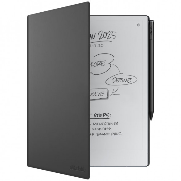 Графический планшет reMarkable 2 со стилусом Marker Plus и чехлом Book Folio черный (RM115) в Нижневартовске