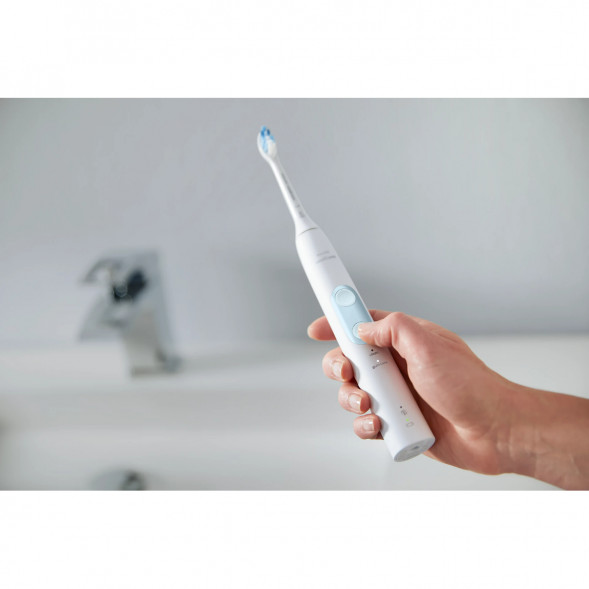 Электрическая звуковая зубная щетка Philips Sonicare ProtectiveClean 4500, White в Нижневартовске