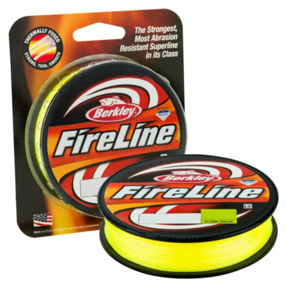 Леска Berkley FireLine 0,32mm 23,5kg 270m, Flame Green (желтый неон) в Нижневартовске