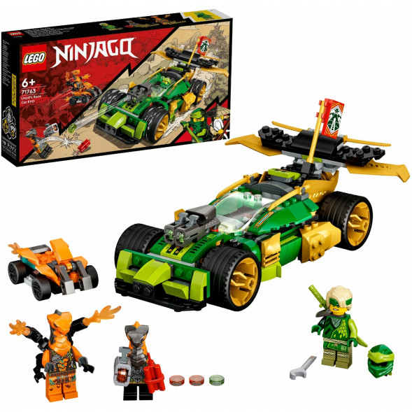 Конструктор LEGO Ninjago 71763 Гоночный автомобиль ЭВО Ллойда в Нижневартовске