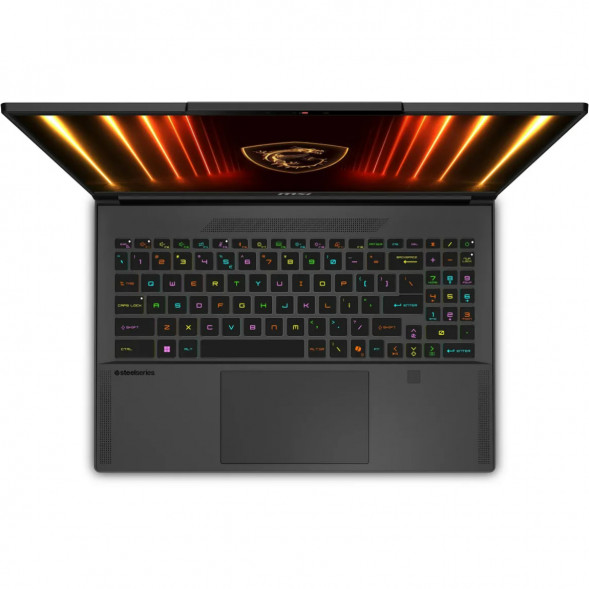Ноутбук игровой MSI Stealth 16 AI A2HWFG-086XRU (16&amp;quot;, Intel Core Ultra 7, 32ГБ, 1ТБ SSD, RTX 5060, FreeDOS), черный в Нижневартовске