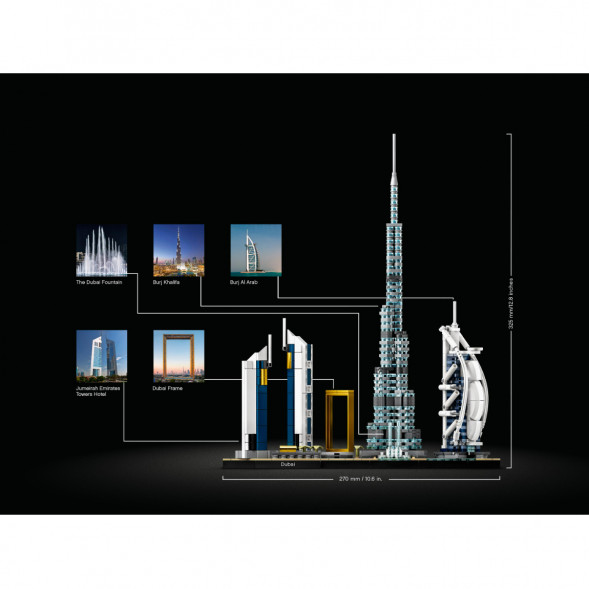 Конструктор LEGO Architecture 21052 Дубай в Нижневартовске