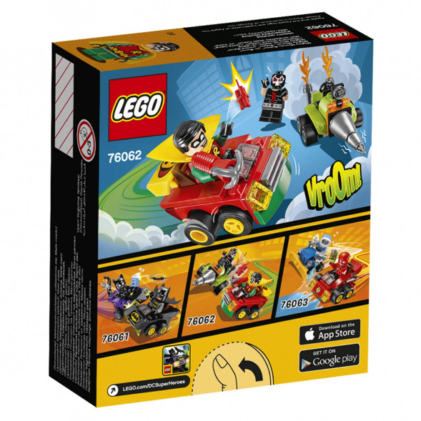 Конструктор LEGO Super Heroes 76062 Робин против Бэйна в Нижневартовске