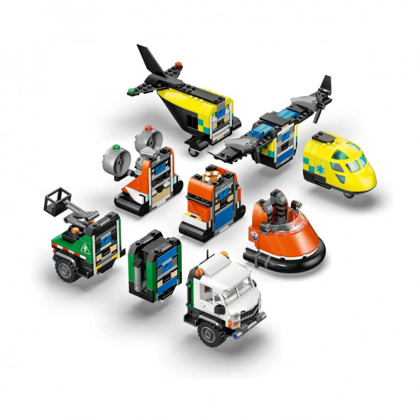 Конструктор LEGO City 60505 Самолет, сервисный грузовик и судно на воздушной подушке в Нижневартовске