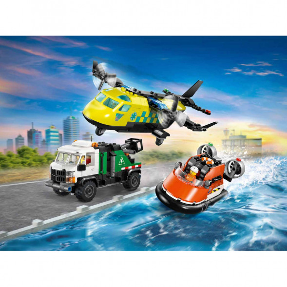 Конструктор LEGO City 60505 Самолет, сервисный грузовик и судно на воздушной подушке в Нижневартовске