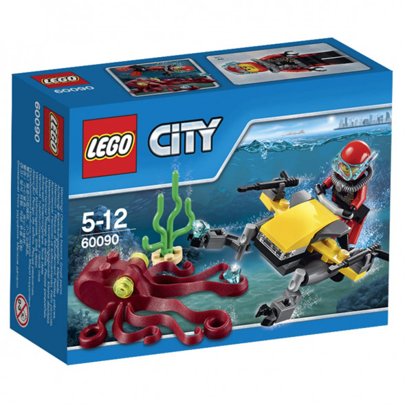 Конструктор LEGO City Deep Sea Explorers 60090 Глубоководный скутер в Нижневартовске