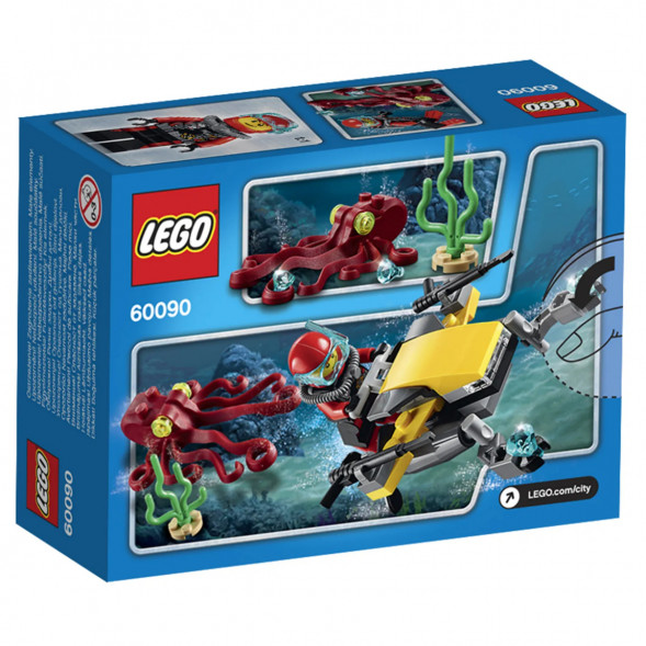 Конструктор LEGO City Deep Sea Explorers 60090 Глубоководный скутер в Нижневартовске