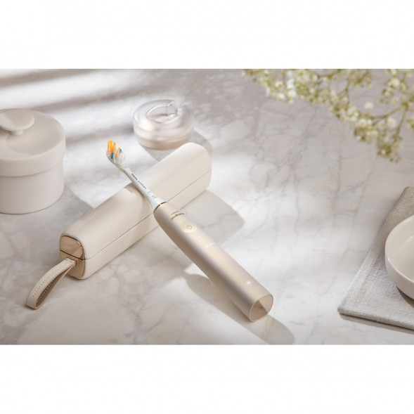 Электрическая звуковая зубная щетка Philips Sonicare 9900 Prestige HX9992/11, Champagne Gold в Нижневартовске