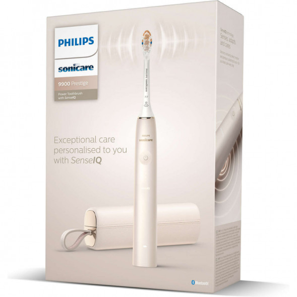 Электрическая звуковая зубная щетка Philips Sonicare 9900 Prestige HX9992/11, Champagne Gold в Нижневартовске