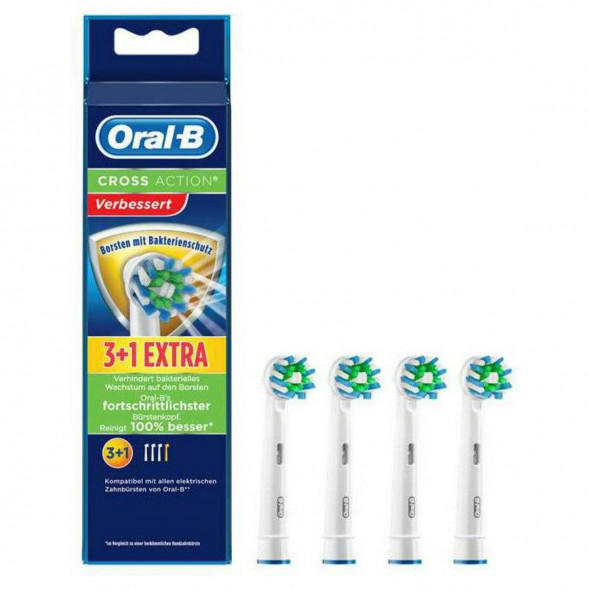 Насадки на зубные щетки Oral-B Cross Action (3+1 Extra), 4 шт. в Нижневартовске