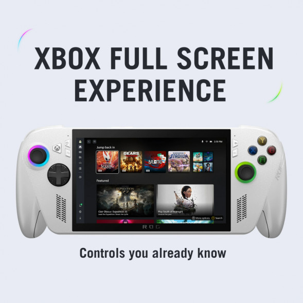 Портативная игровая консоль Asus Rog Ally Xbox 16GB/512GB Z2A, White в Нижневартовске