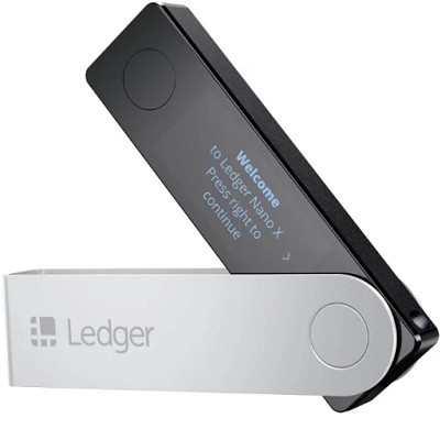 Аппаратный криптокошелек Ledger Nano X , черный в Нижневартовске