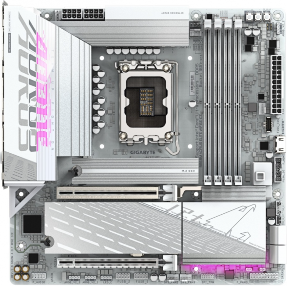 Материнская плата Gigabyte B860M AORUS ELITE WIFI6E ICE (LGA1851, mATX) в Нижневартовске