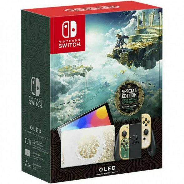 Игровая приставка Nintendo Switch OLED 64 ГБ, без игр, The Legend of Zelda: Tears of the Kingdom в Нижневартовске