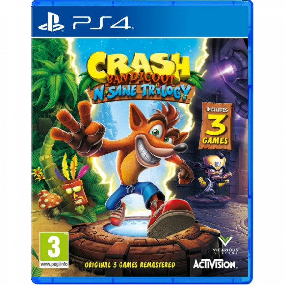 Игра Crash Bandicoot N-Sane Trilogy для PlayStation 4 в Нижневартовске