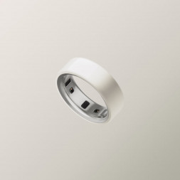 Умное кольцо Oura Ring 4 Ceramic (размер 4), Облако/Cloud