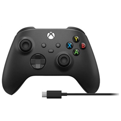 Геймпад Microsoft Xbox Series + USB-C кабель, Carbon Black в Нижневартовске