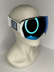 Горнолыжные очки для сноуборда Copozz (голубой, белый)