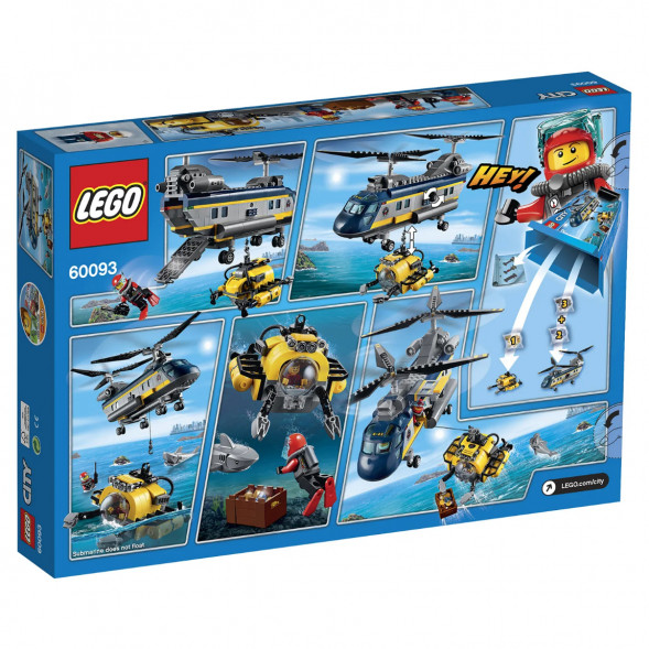 Конструктор LEGO City Deep Sea Explorers 60093 Вертолет исследователей моря в Нижневартовске