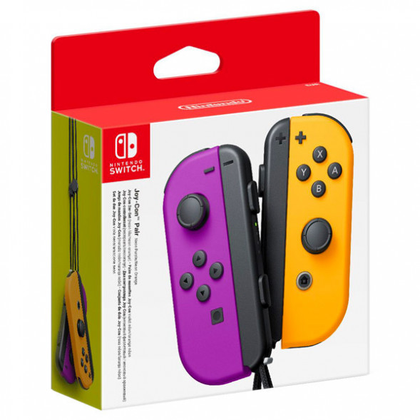 Геймпад Nintendo Switch Joy-Con controllers Duo, фиолетовый/оранжевый в Нижневартовске