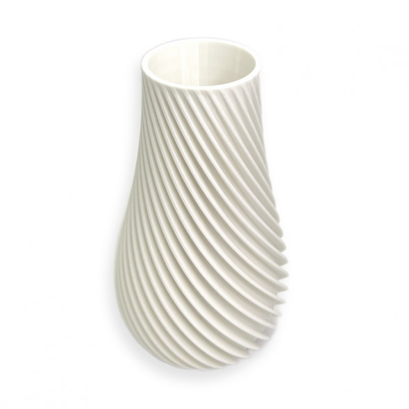 Ваза для сухоцветов HatRom Spiral, белый в Нижневартовске