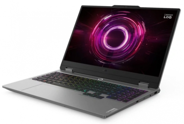Ноутбук Lenovo LOQ 15AHP10(83JG007PUS) (15.6 &amp;quot;, Ryzen 7, 16 Гб RAM, 512 Гб SSD, GeForce RTX 5060, Серый) в Нижневартовске