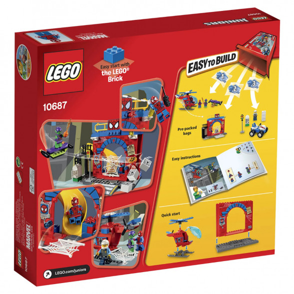 Конструктор LEGO Juniors 10687 Убежище Человека-паука в Нижневартовске