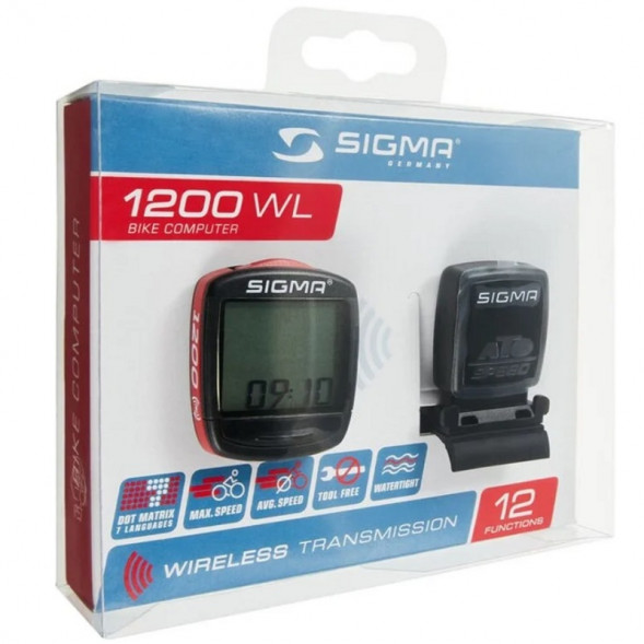 Велокомпьютер беспроводной 12 функций Sigma BC 1200 WL в Нижневартовске