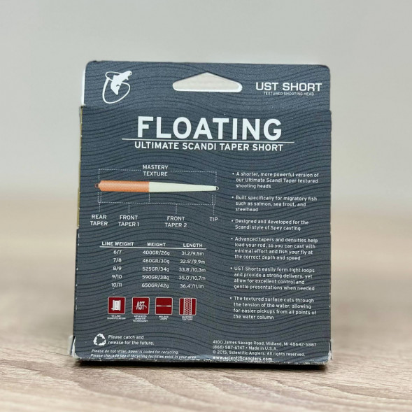 Рыболовная леска Scientific Anglers UST Short St-9/10-f Floating 125000 в Нижневартовске