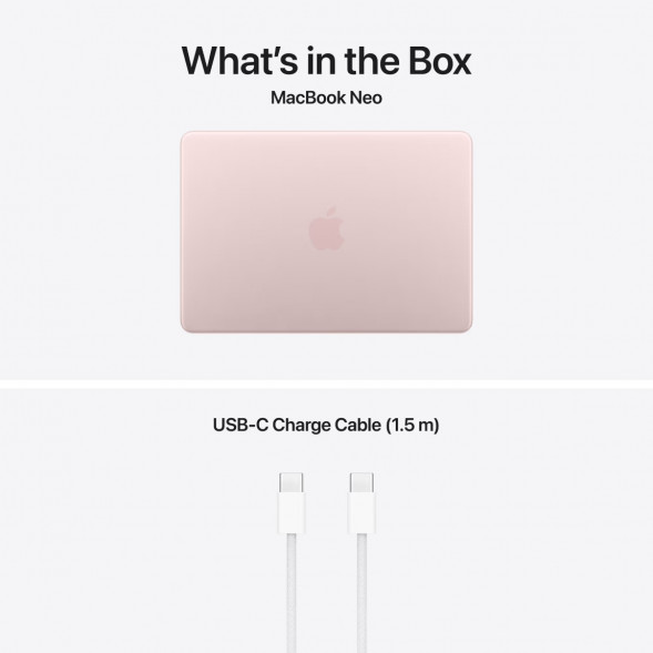 Ноутбук Apple MacBook Neo MHFJ4 (A18 Pro 5-Core GPU, 8/512GB), Розовый/Blush в Нижневартовске