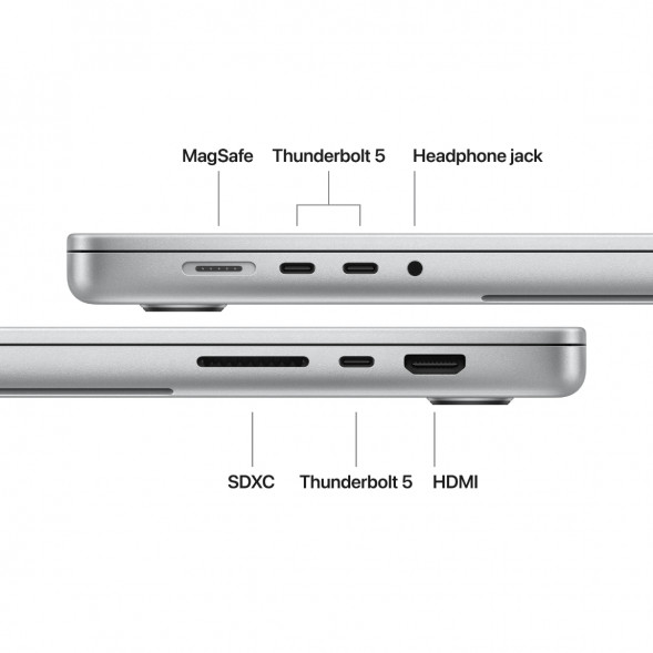 Ноутбук Apple MacBook Pro 16 2026 MGE94 (M5 Max 40-Core GPU, 48/2TB), Серебристый/Silver в Нижневартовске
