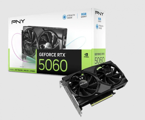 Видеокарта PNY GeForce RTX 5060 OC Dual Fan в Нижневартовске