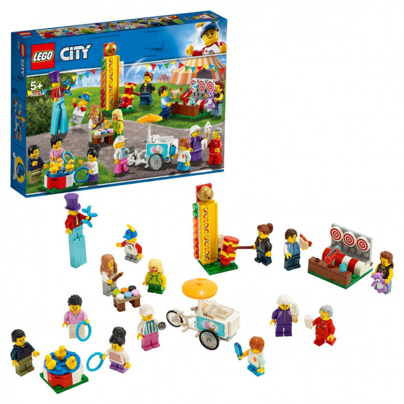 Конструктор LEGO City Town 60234 Комплект минифигурок Весёлая ярмарка в Нижневартовске