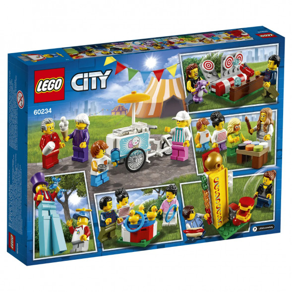 Конструктор LEGO City Town 60234 Комплект минифигурок Весёлая ярмарка в Нижневартовске