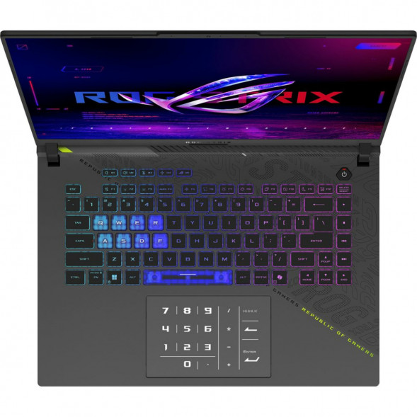 Ноутбук ASUS ROG Strix G16 G614PP-TS207 (16&amp;quot;, IPS, AMD Ryzen 9 8940HX 2.4ГГц, 16 ядер, 32ГБ DDR5, 512ГБ SSD, NVIDIA GeForce RTX 5070 8 ГБ, без ОС), серый в Нижневартовске