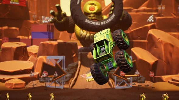 Игра Hot Wheels Monster Trucks: Stunt Mayhem [PS4, английская версия] в Нижневартовске