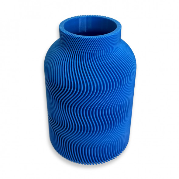 Ваза для сухоцветов HatRom Wave, синий в Нижневартовске
