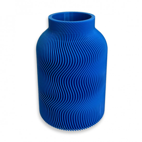 Ваза для сухоцветов HatRom Wave, синий в Нижневартовске